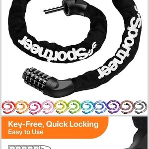 5 Digit Combination High Security Anti Theft Bike Chain Lock (44)